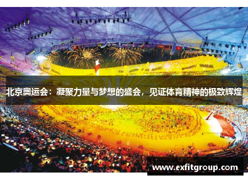 北京奥运会：凝聚力量与梦想的盛会，见证体育精神的极致辉煌